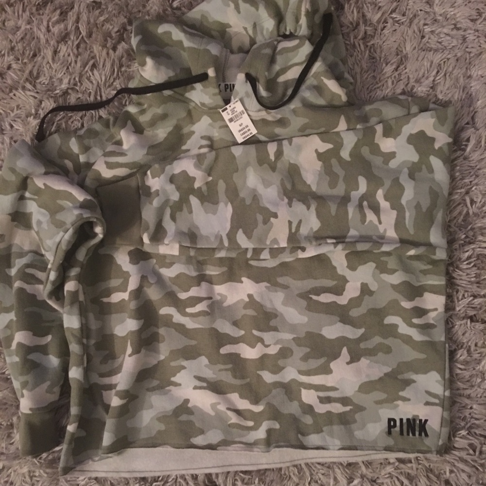 PINK Victoria Secret Crop Hoodie